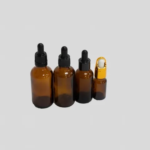 Premium Cosmetic Glass Bottles/Jars For Essential Oils & Creams, Custom Sizes & Colors Available